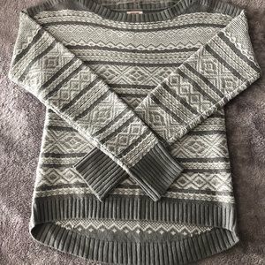 Aztec print sweater